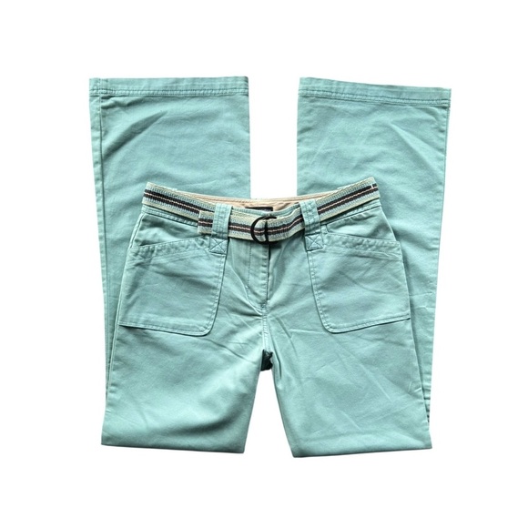 NWT Deadstock New York & Company Belted Bootcut Pants size 4 - Picture 3 of 14